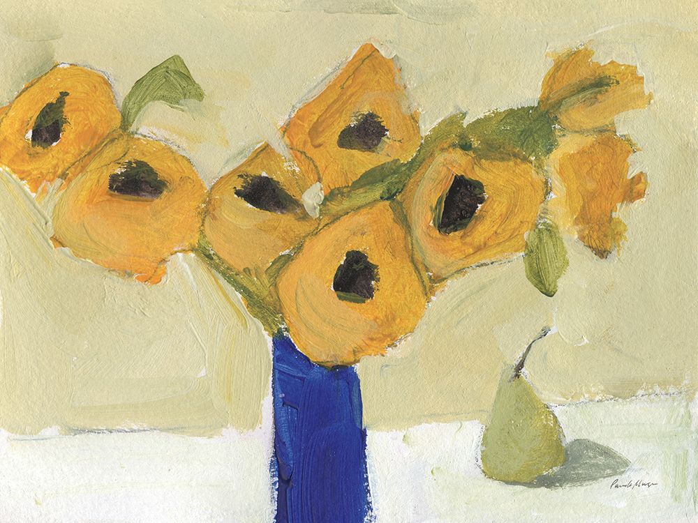 Yellow in Blue art print by Pamela Munger for $57.95 CAD