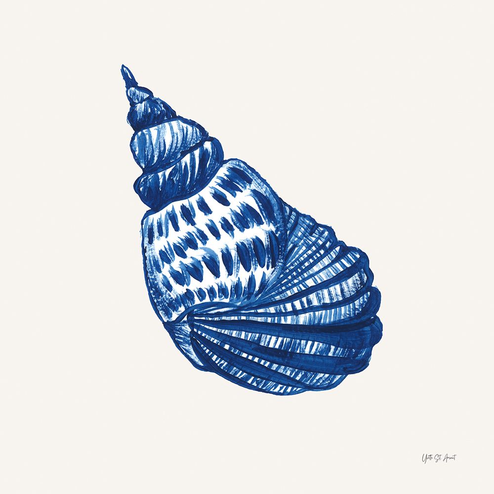 Blue Shell II art print by Yvette St. Amant for $57.95 CAD