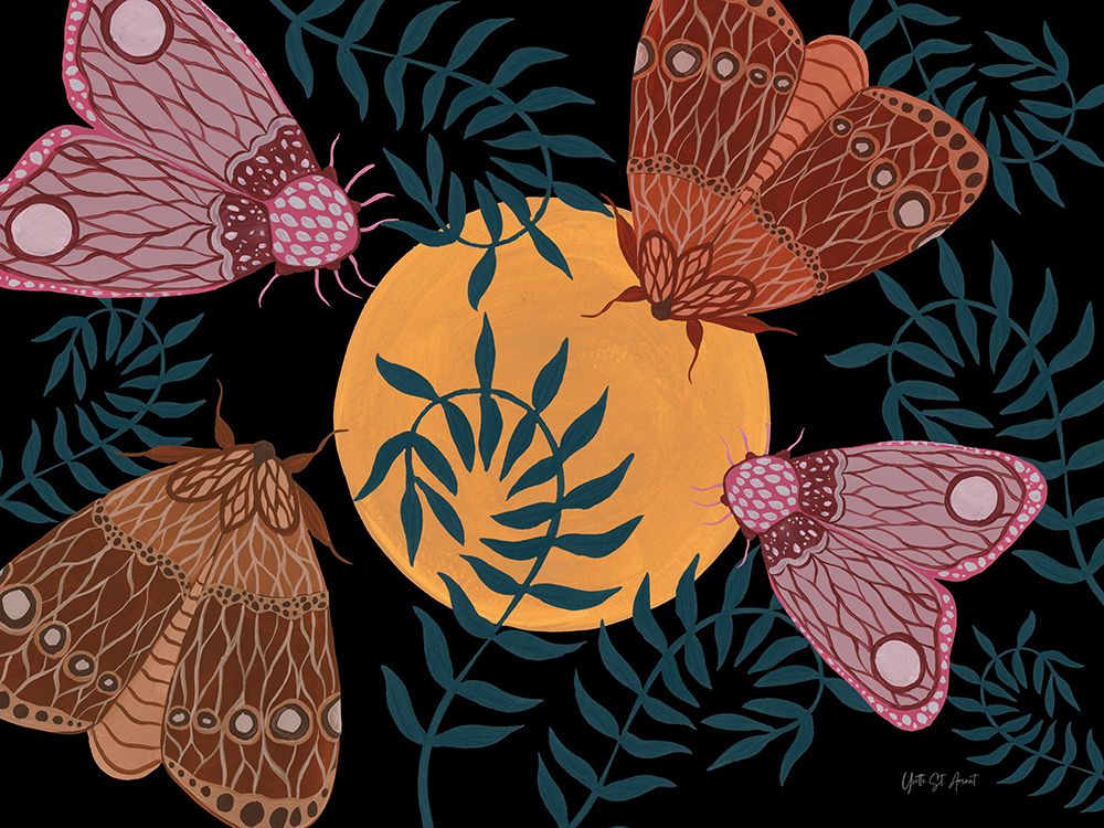 Moon Moth II art print by Yvette St. Amant for $57.95 CAD