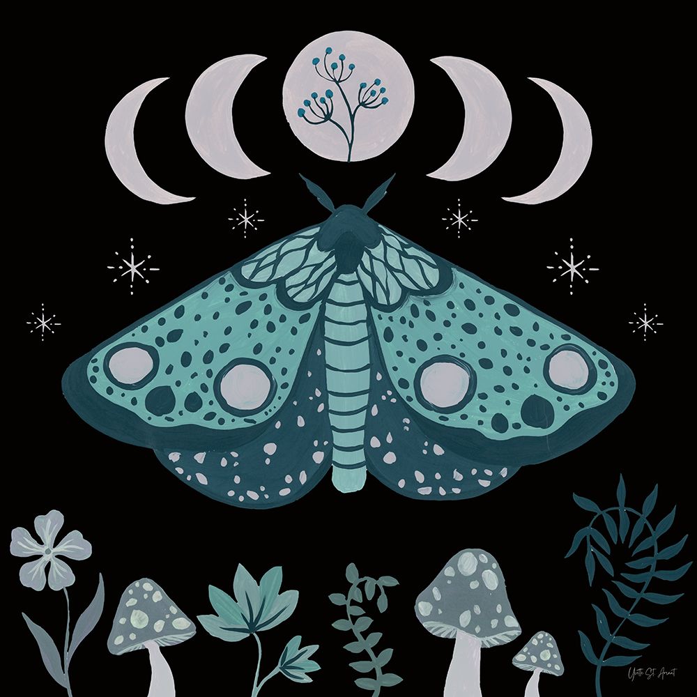 Moon Moth III art print by Yvette St. Amant for $57.95 CAD