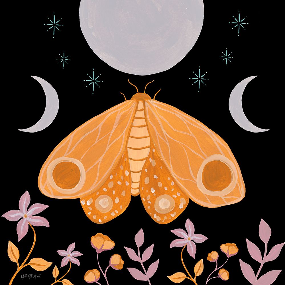 Moon Moth V art print by Yvette St. Amant for $57.95 CAD