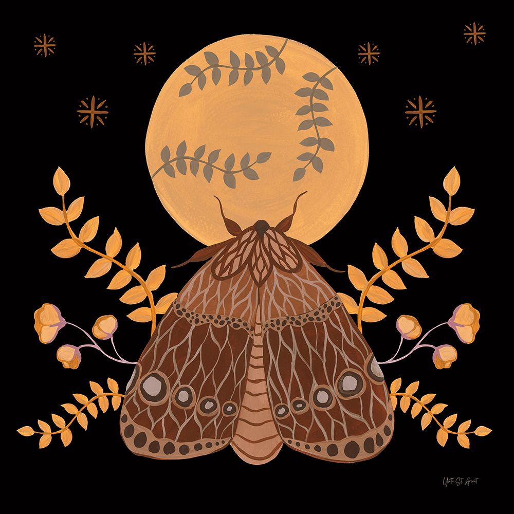 Moon Moth VI art print by Yvette St. Amant for $57.95 CAD