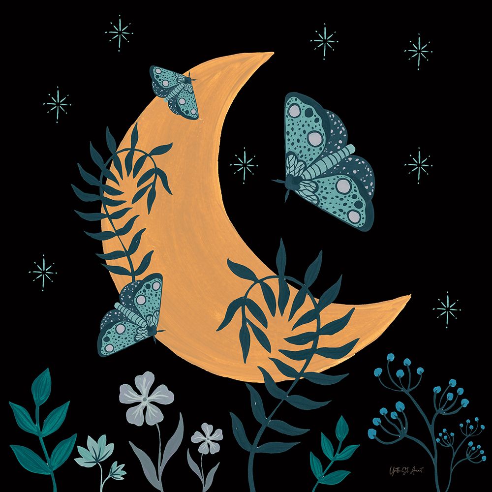 Moon Moth IX art print by Yvette St. Amant for $57.95 CAD