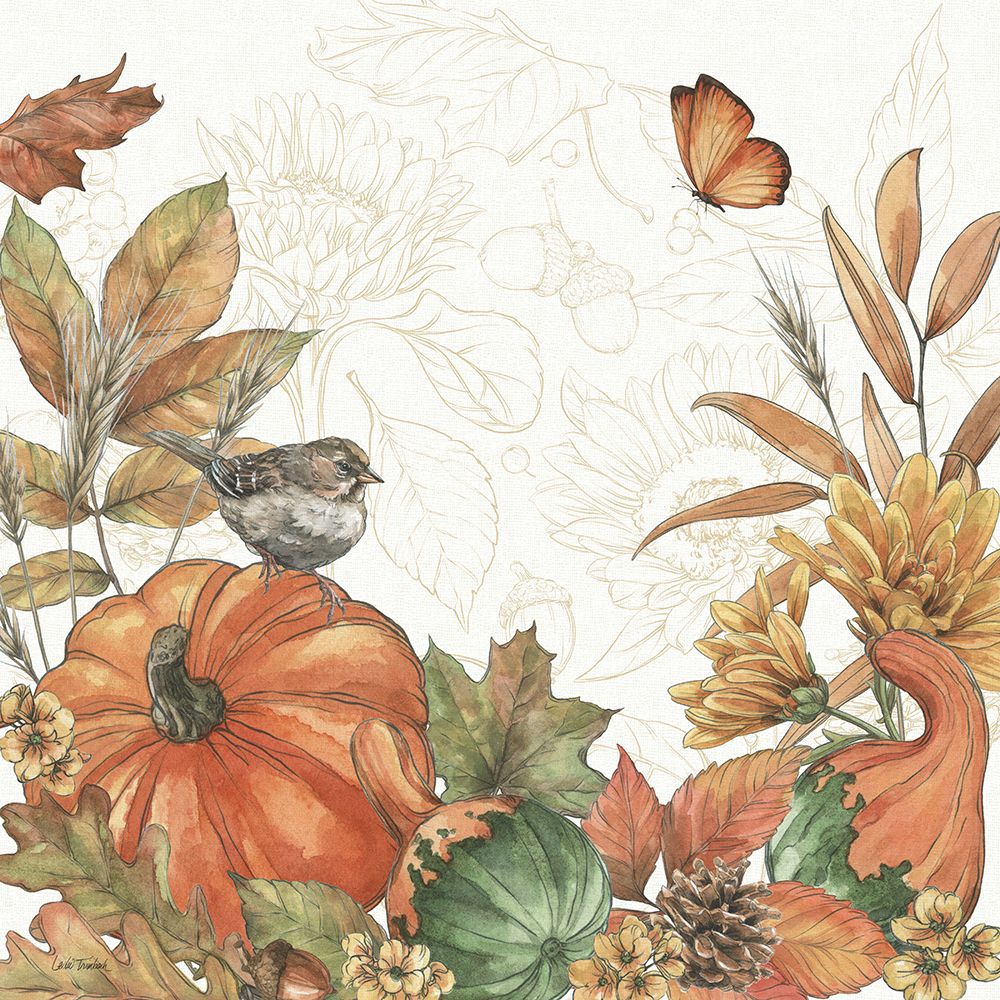 Harvest Home II art print by Leslie Trimbach for $57.95 CAD