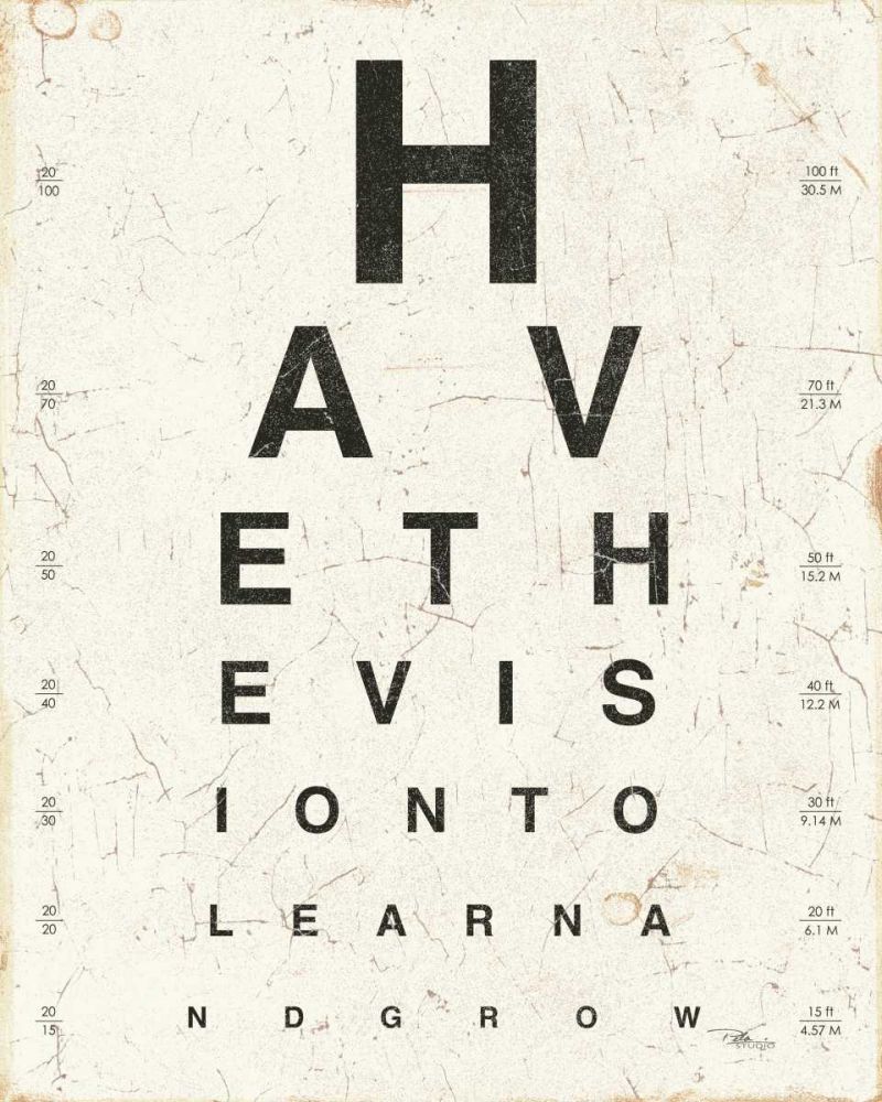 Eye Chart II art print by Pela Studio for $57.95 CAD
