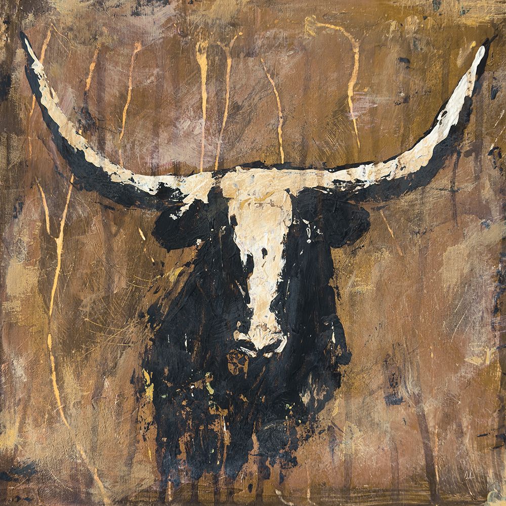 Abstract Bull v2 art print by Sarah Adams for $57.95 CAD
