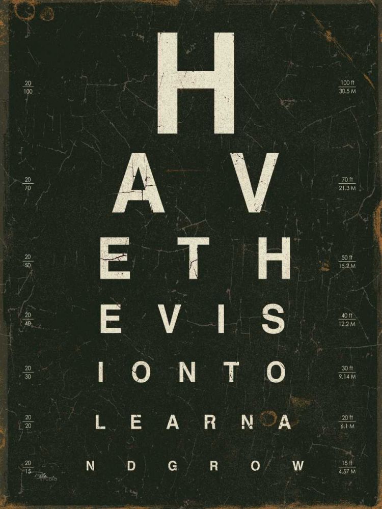 Eye Chart IV art print by Pela Studio for $57.95 CAD