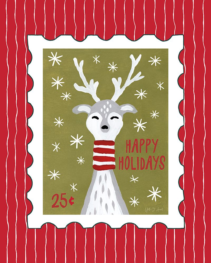 Holly Jolly Mail II art print by Yvette St. Amant for $57.95 CAD
