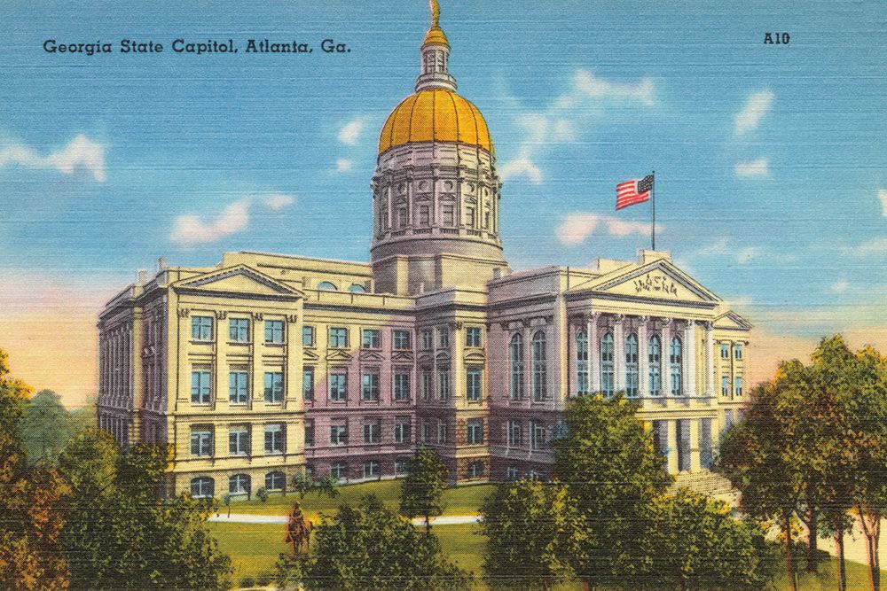 Georgia State Capitol Atlanta art print by Wild Apple Portfolio for $57.95 CAD