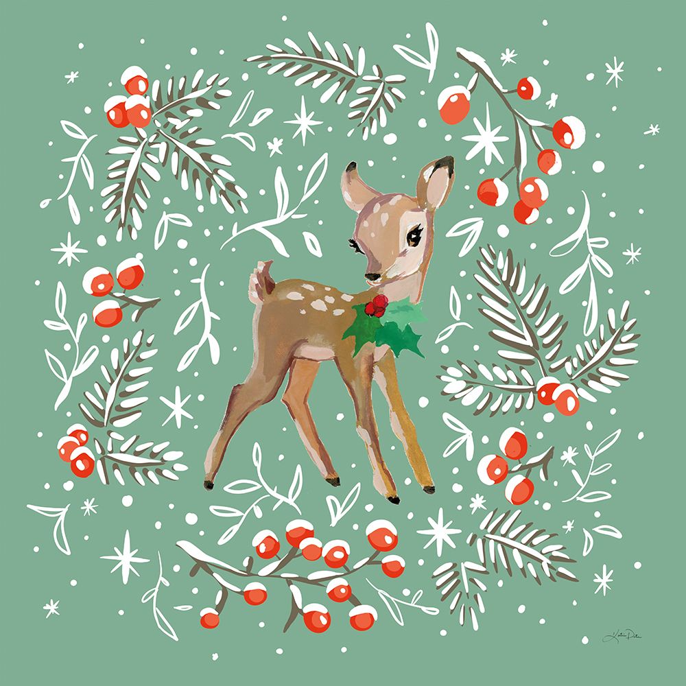Vintage Christmas I art print by Katrina Pete for $57.95 CAD