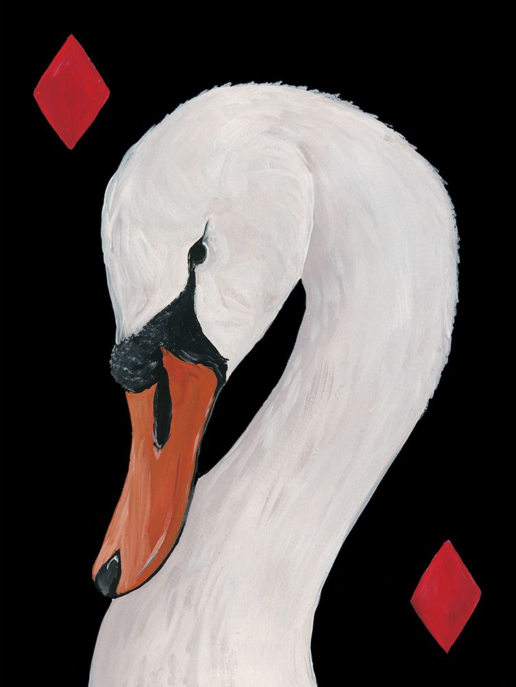 Swan of Diamonds art print by Yvette St. Amant for $57.95 CAD