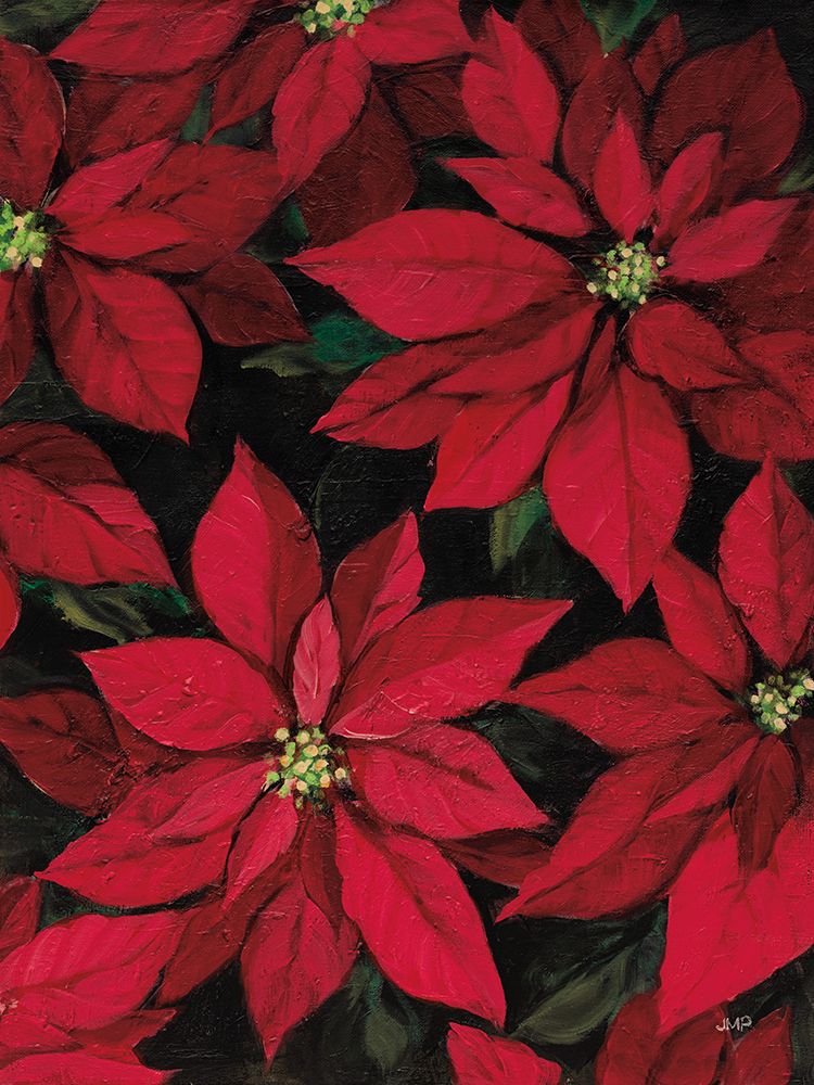 Christmas Poinsettia I art print by Julia Purinton for $57.95 CAD