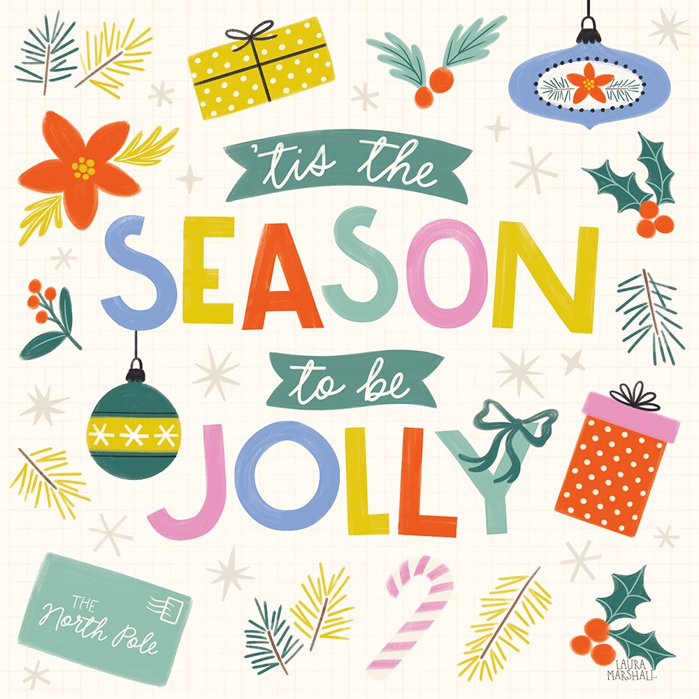 Bright Tidings IV art print by Laura Marshall for $57.95 CAD