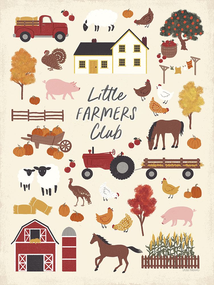 Harvest Village VI art print by Laura Marshall for $57.95 CAD