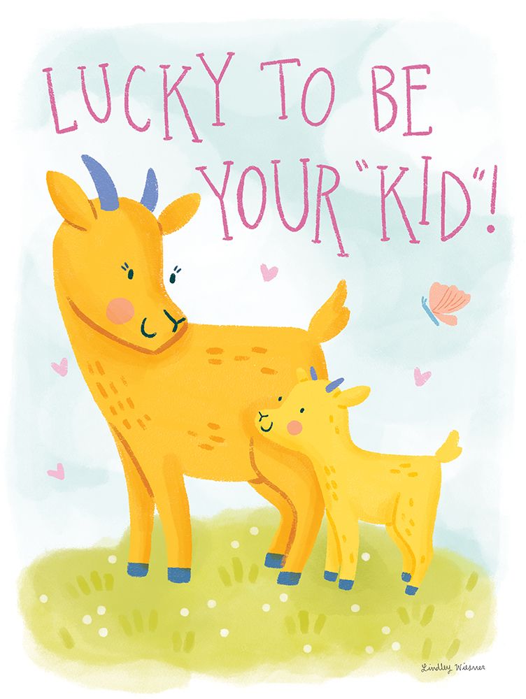 Farm Family III art print by Lindley Wiesner for $57.95 CAD