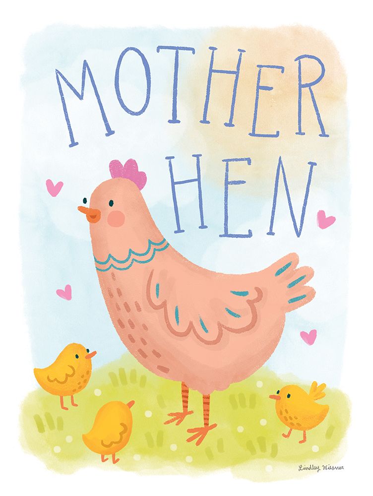 Farm Family IV art print by Lindley Wiesner for $57.95 CAD
