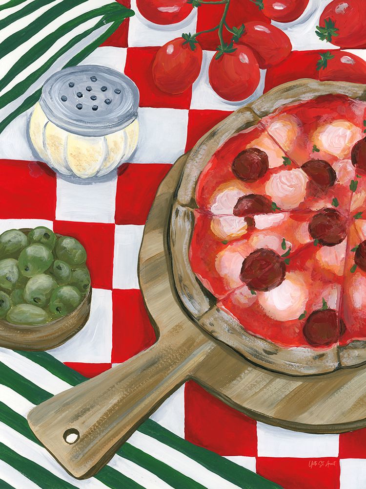 Pizza Pie art print by Yvette St. Amant for $57.95 CAD