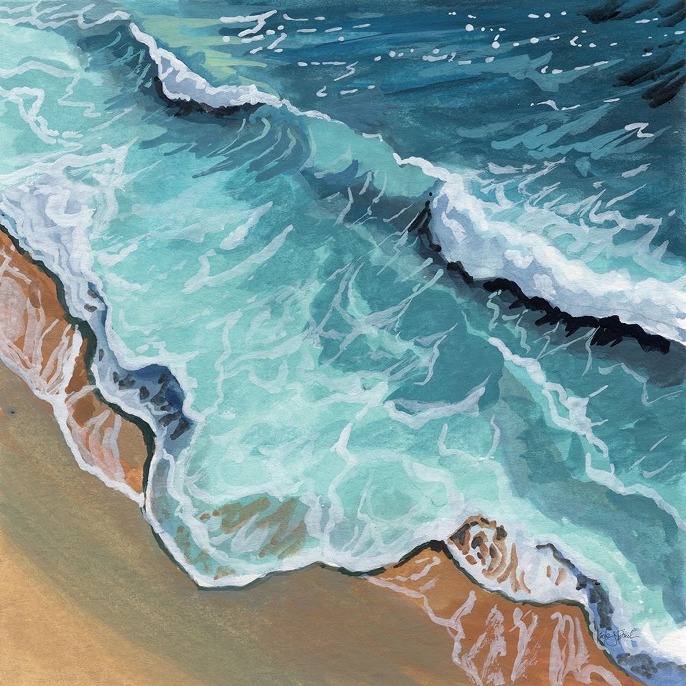 Perfect Soothing Waves art print by Kate Jarvik Birch for $57.95 CAD