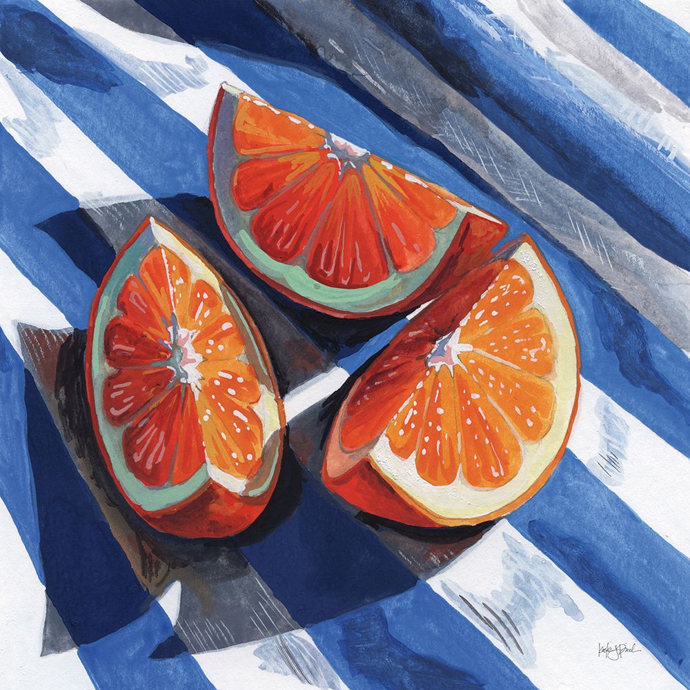 Three Citrus Slices II art print by Kate Jarvik Birch for $57.95 CAD