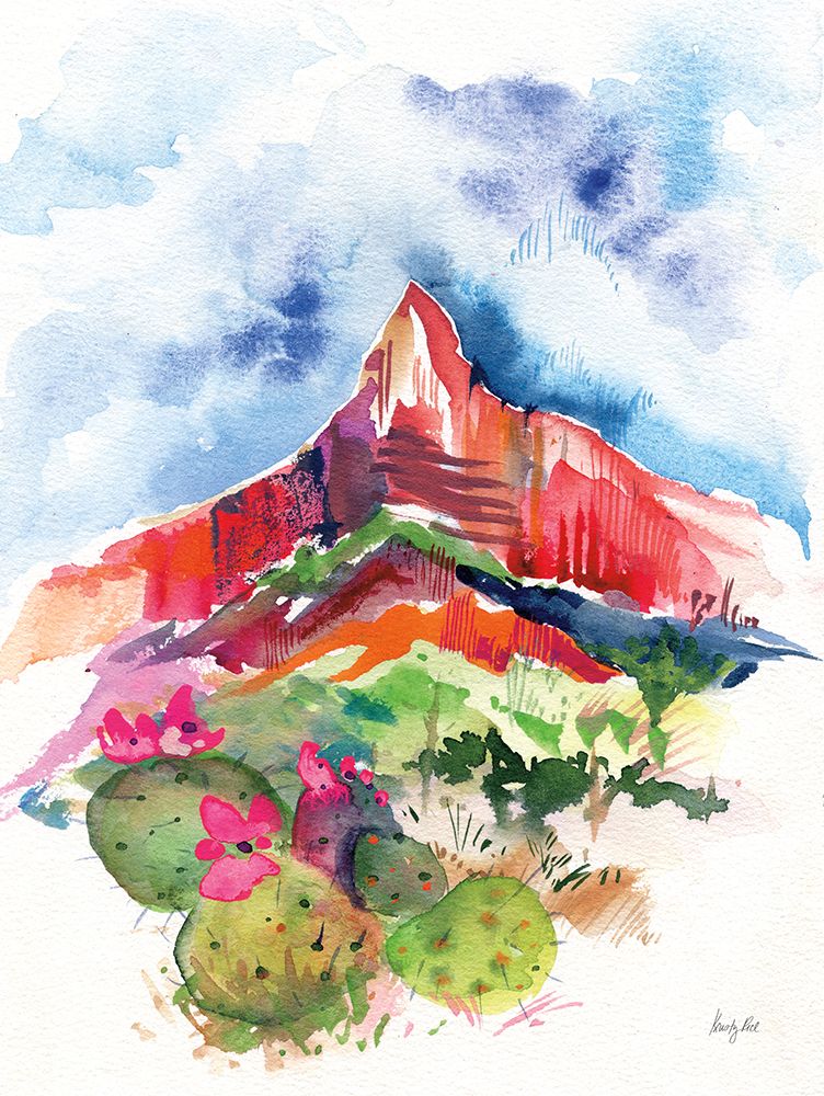 Cactus Point art print by Kristy Rice for $57.95 CAD