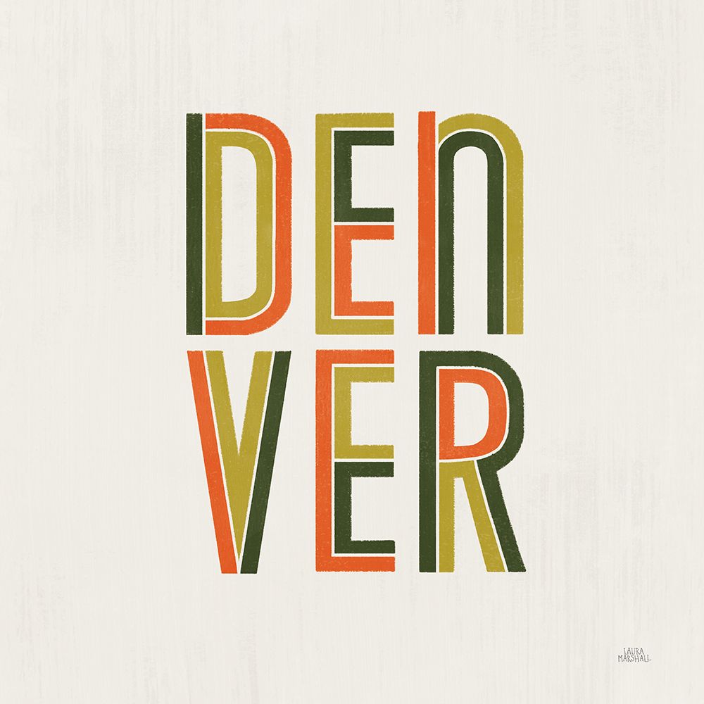 Denver v2 art print by Laura Marshall for $57.95 CAD