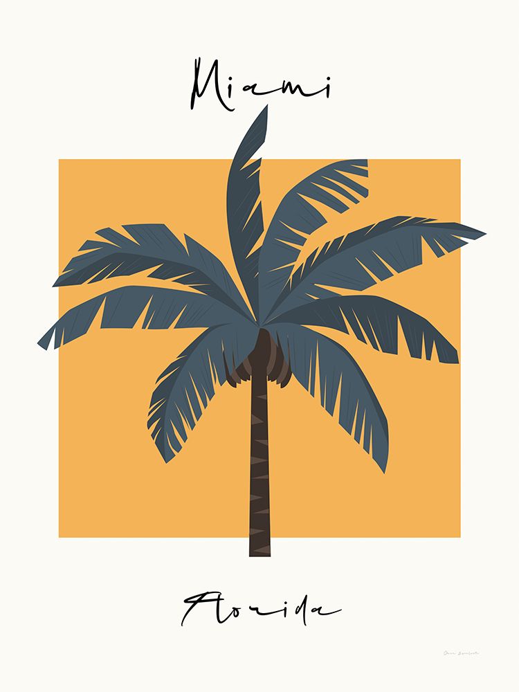 Miami Retro Vibe art print by Omar Escalante for $57.95 CAD