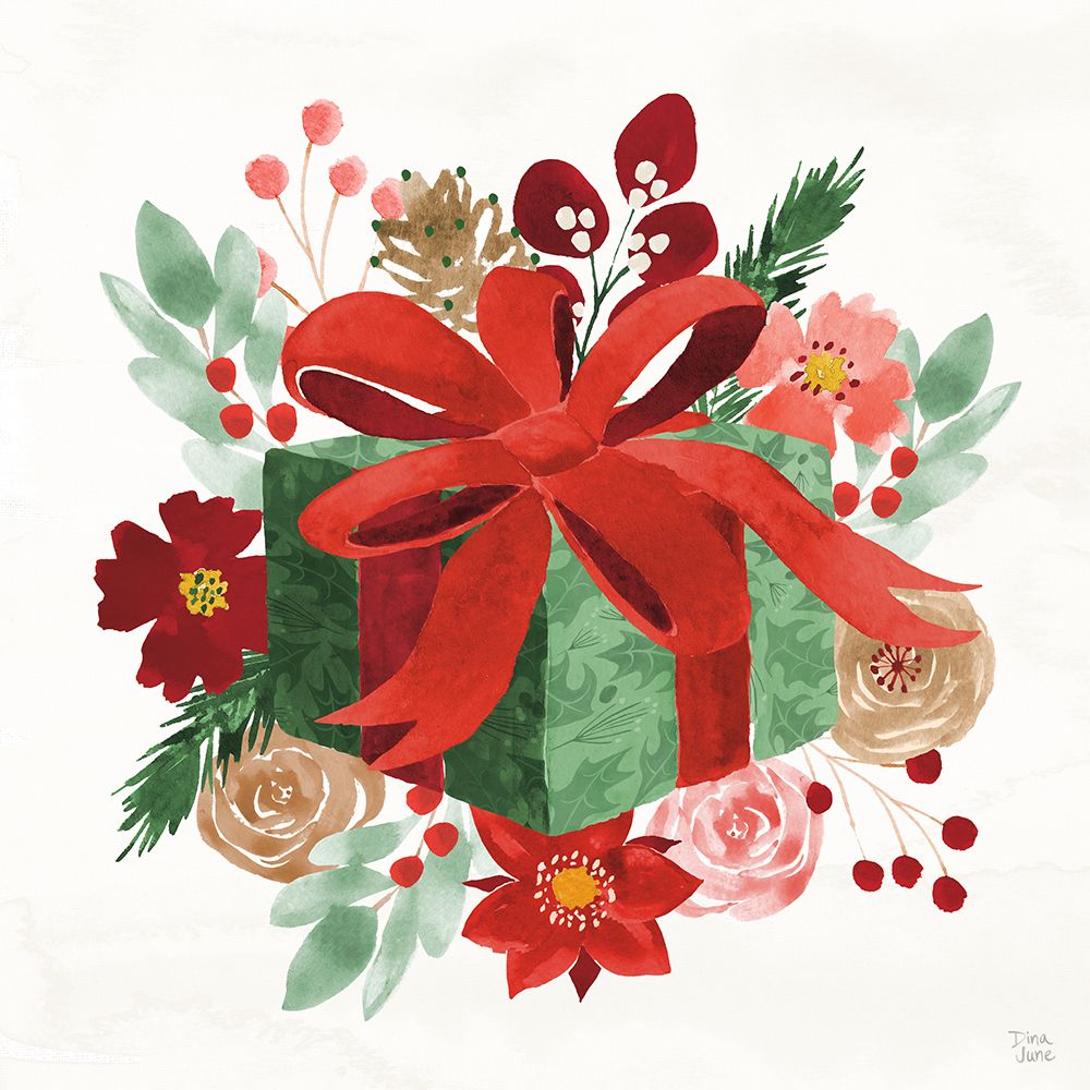 Holiday Harmony I art print by Dina June for $57.95 CAD
