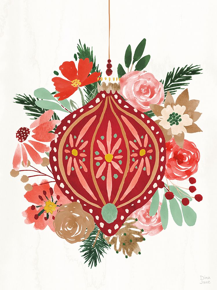 Holiday Harmony III art print by Dina June for $57.95 CAD