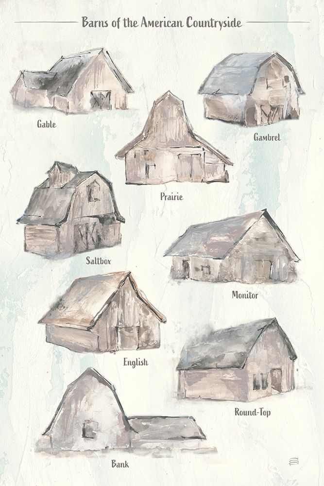Barns of the American Countryside art print by Chris Paschke for $57.95 CAD