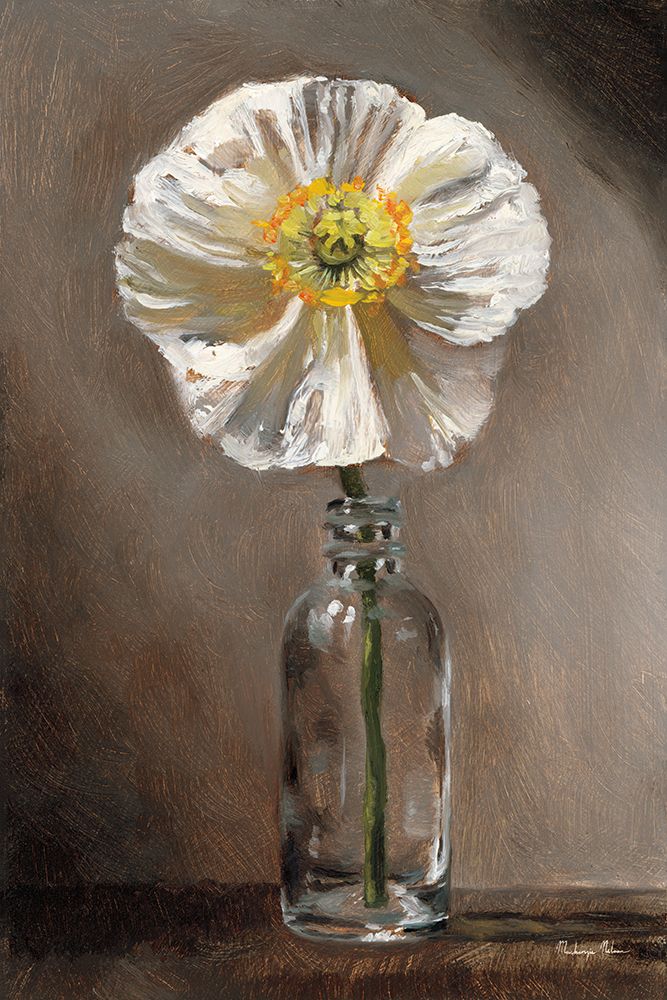 White Poppy art print by Mackenzie Nelson for $57.95 CAD