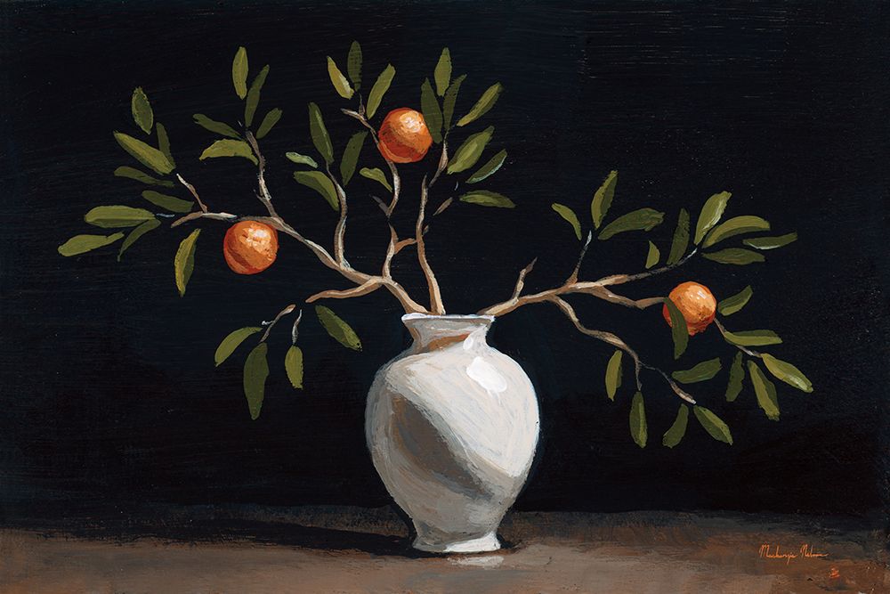 Orange Branches Still Life art print by Mackenzie Nelson for $57.95 CAD