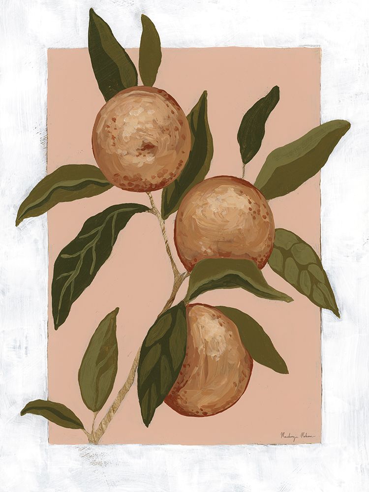 Orange Study II art print by Mackenzie Nelson for $57.95 CAD