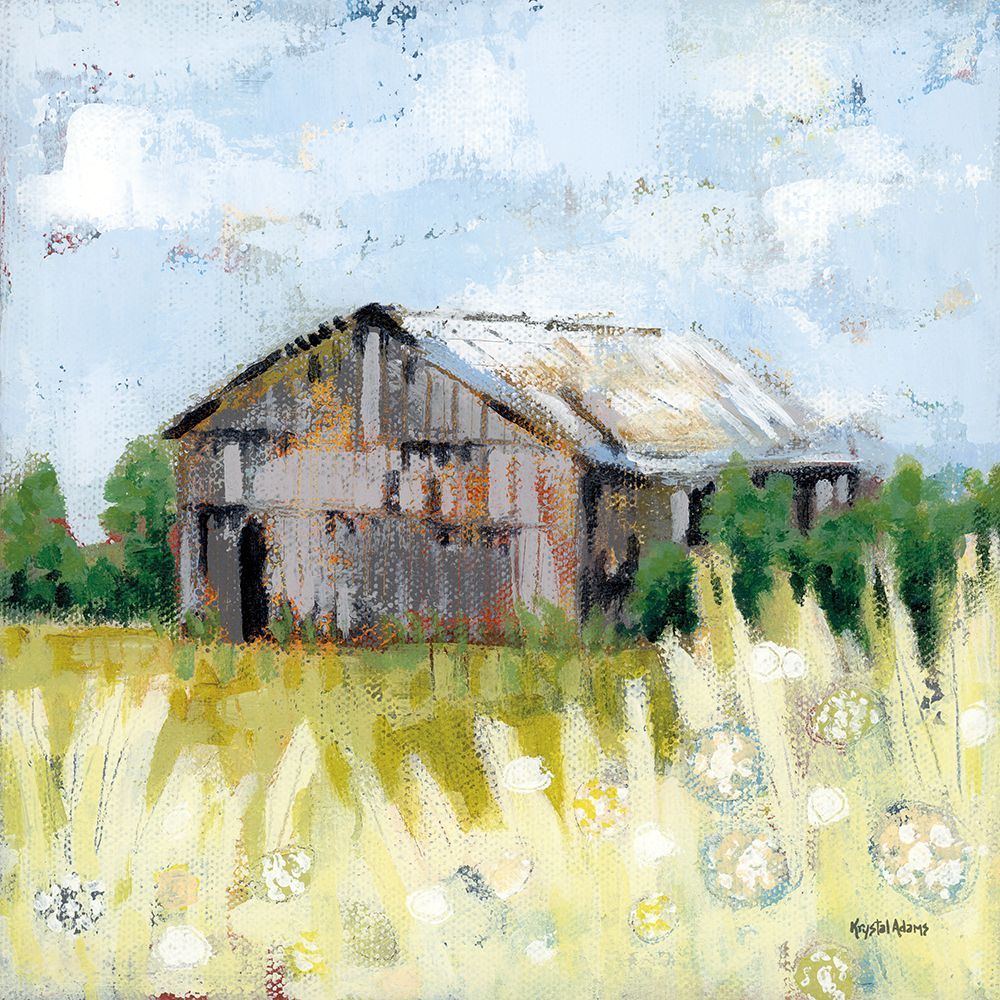 Springtime on the Farm art print by Krystal Adams for $57.95 CAD
