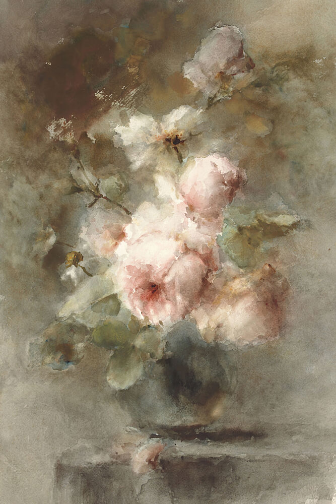 Een Vaas Met Rozen art print by Wild Apple Portfolio for $57.95 CAD