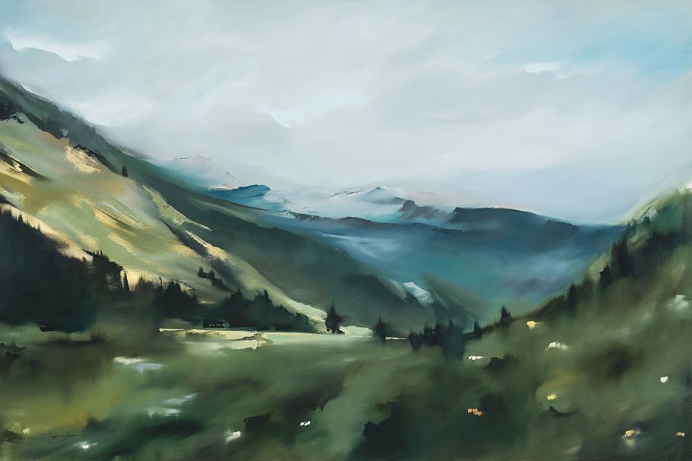 Mountain View v2 art print by Maggie Sackmann for $57.95 CAD