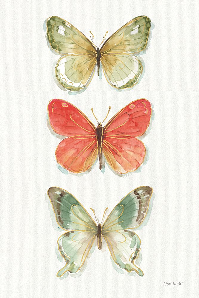 Rainbow Seeds Butterflies Fall I art print by Lisa Audit for $57.95 CAD
