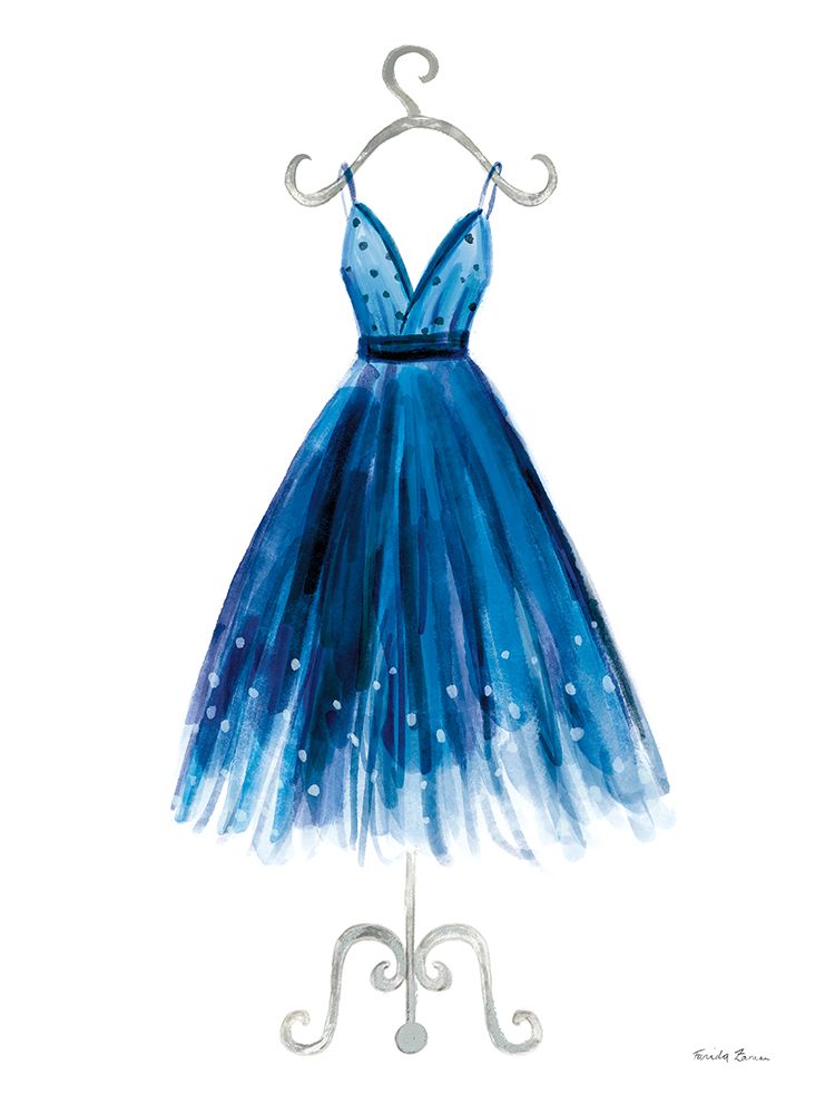 Couture Dress II art print by Farida Zaman for $57.95 CAD