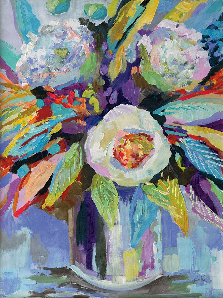 Vibrant Vase art print by Jeanette Vertentes for $57.95 CAD