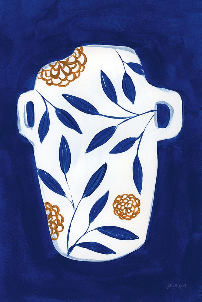 Botanical Jug I art print by Yvette St. Amant for $57.95 CAD