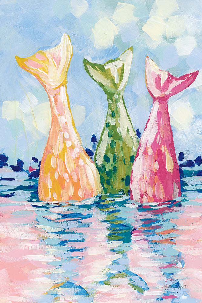 Mermaid Tails art print by Yvette St. Amant for $57.95 CAD