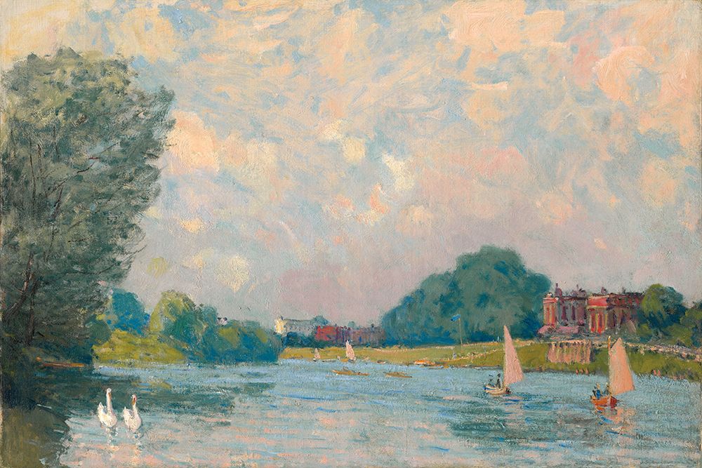 The Thames at Hampton Court art print by Wild Apple Portfolio for $57.95 CAD