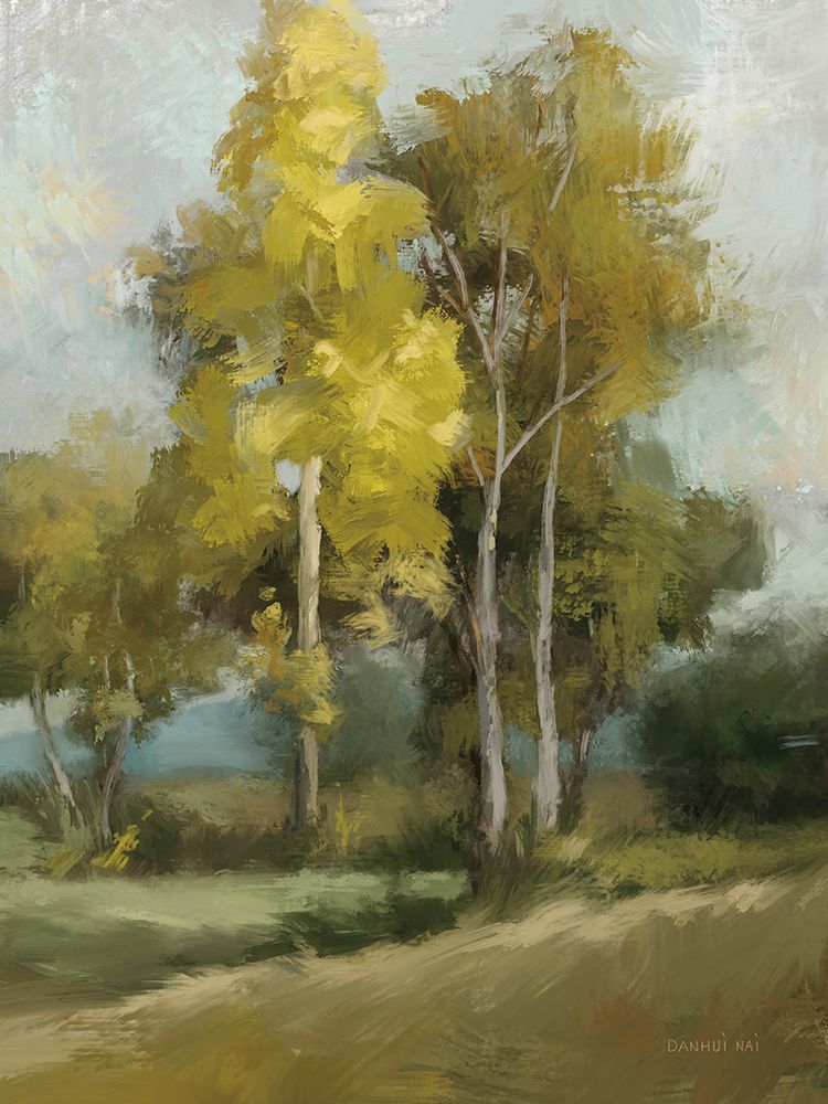 Pair of Trees II art print by Danhui Nai for $57.95 CAD