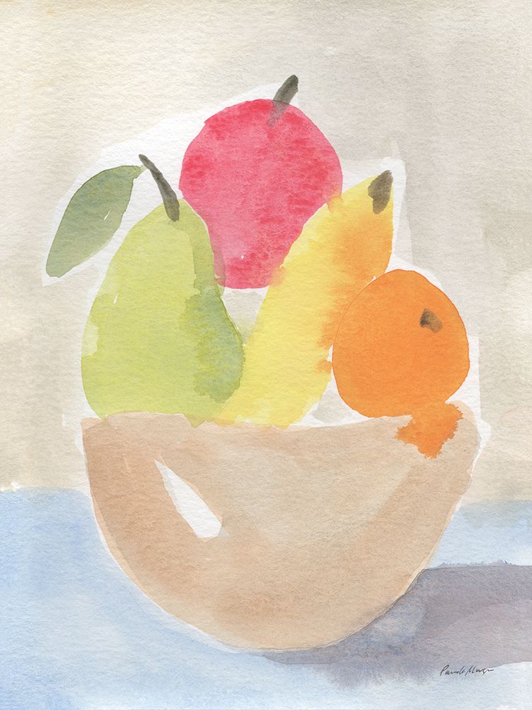 Fruit Bowl I art print by Pamela Munger for $57.95 CAD