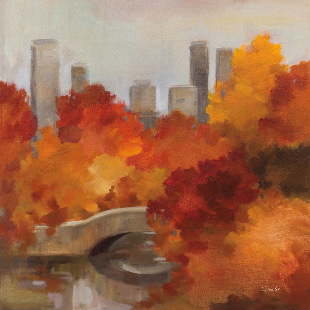 Central Park Autumn art print by Silvia Vassileva for $57.95 CAD