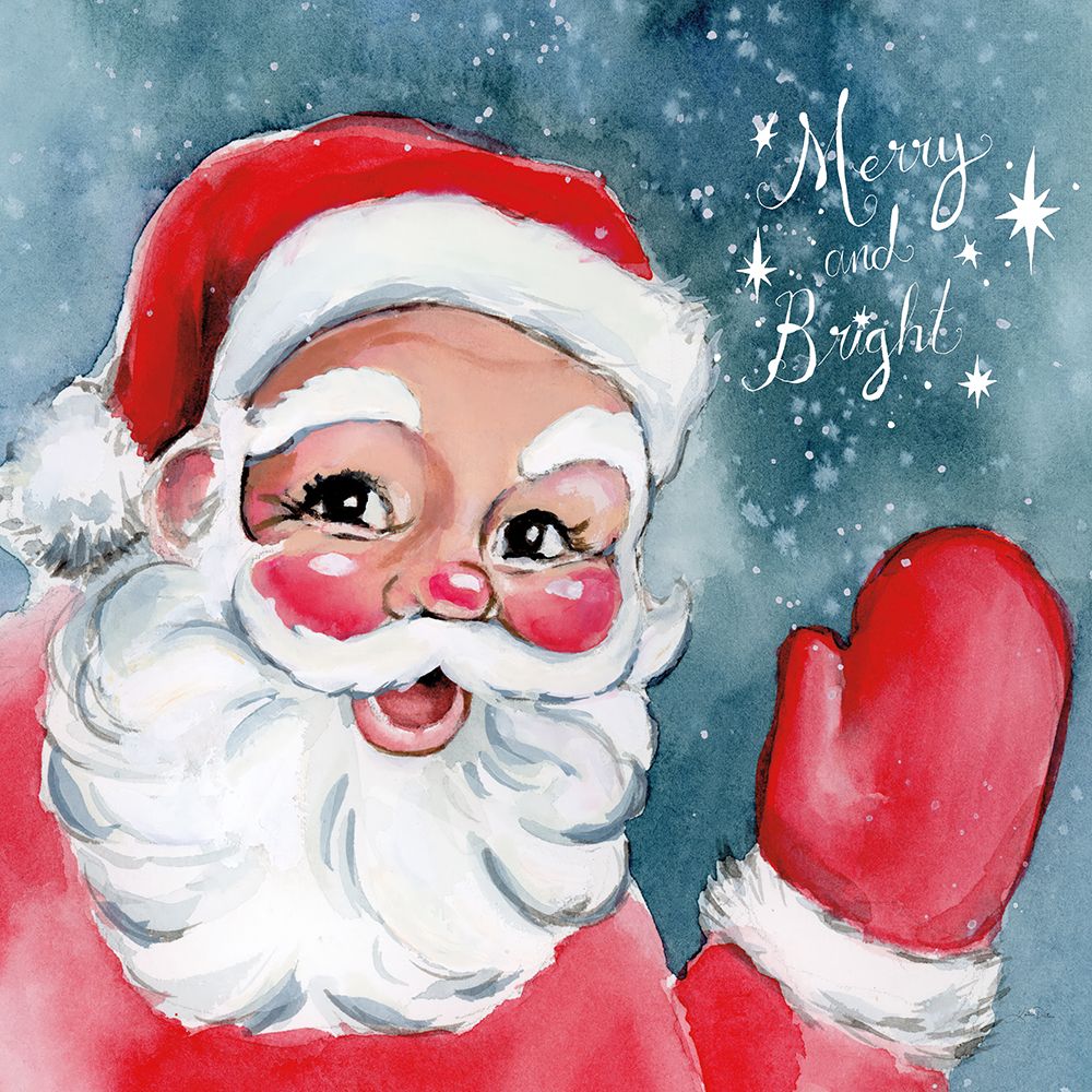 Vintage Santa art print by Katrina Pete for $57.95 CAD