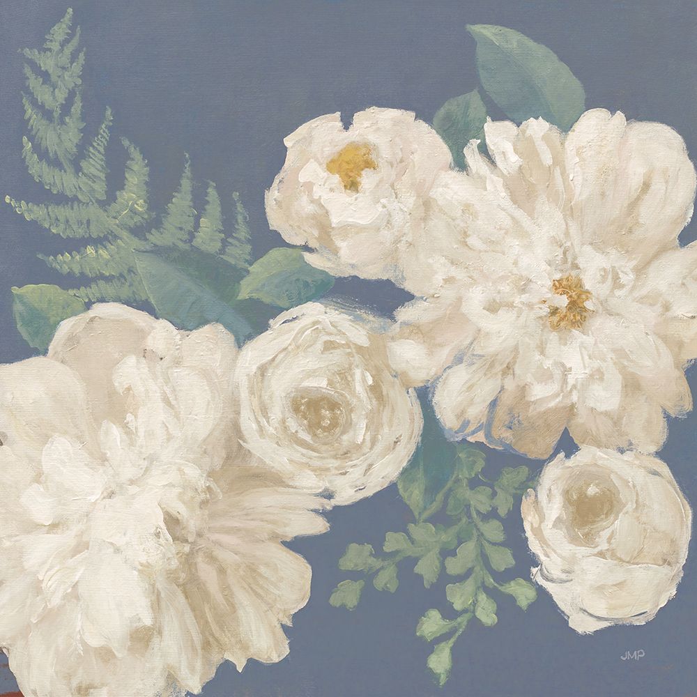 Midnight Bouquet I Light v2 art print by Julia Purinton for $57.95 CAD
