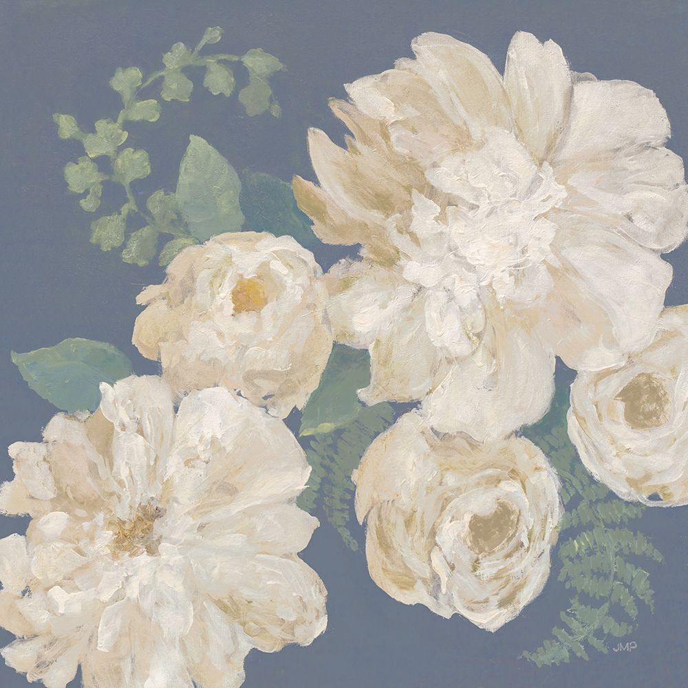 Midnight Bouquet II Light v2 art print by Julia Purinton for $57.95 CAD