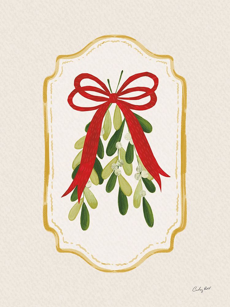 Christmas Sprig I art print by Courtney Prahl for $57.95 CAD