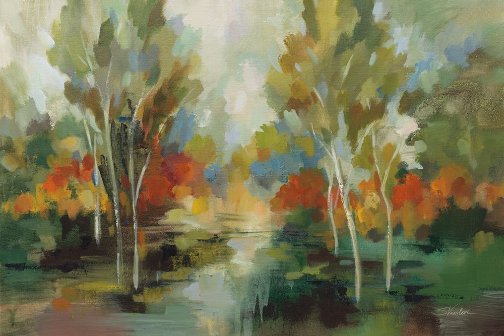 Birch Trees art print by Silvia Vassileva for $57.95 CAD