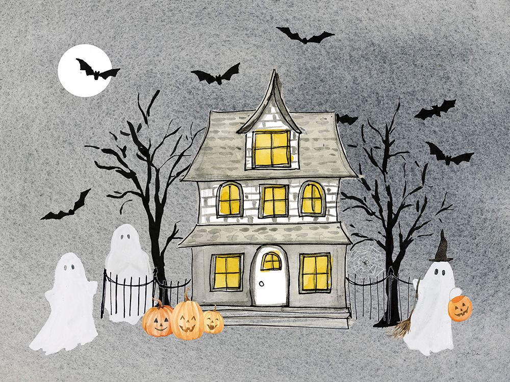 Haunted House I art print by Katrina Pete for $57.95 CAD